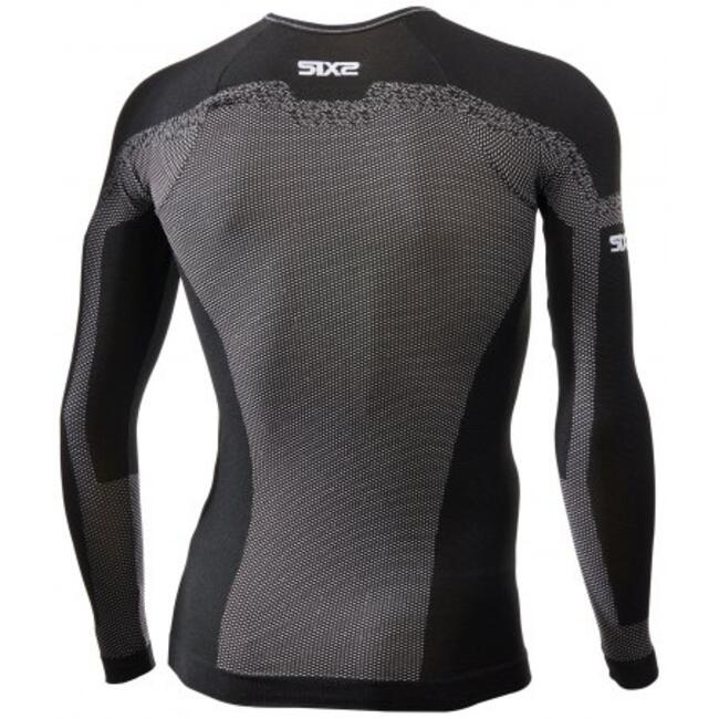 Maglia Termica Moto Black Carbon Six2 Unisex